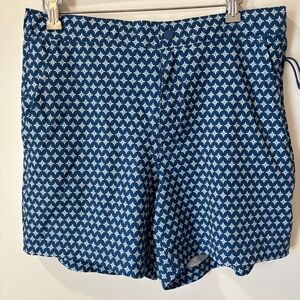 VRST Men’s Resort Shorts 6" Size Medium NEW Relaxed Fit w/pockets Blue *D36